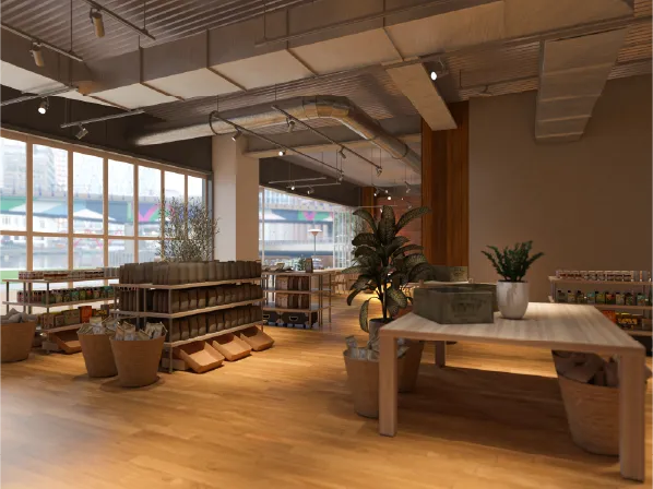 店舗・施設など非住宅の大空間のイメージ