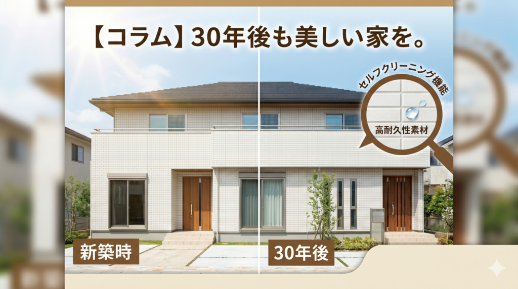 【コラム】30年後も美しい家を。外壁メンテナンスの真実と「向洋ハウジング」が推奨する高耐久な住まい