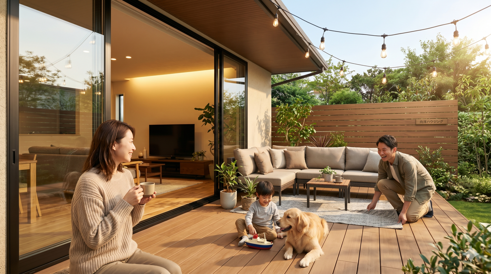 【コラム】ウッドデッキで後悔しない！「もう一つのリビング」を作るメリットと素材選びのポイント