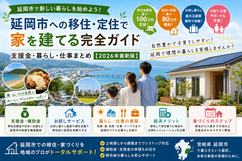 延岡市への移住・定住で家を建てる完全ガイド｜支援金・暮らし・仕事まとめ【2026年最新版】