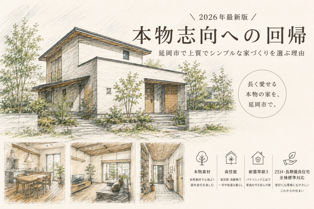 【2026年のトレンド】本物志向への回帰｜延岡市で上質でシンプルな家づくりを選ぶ理由