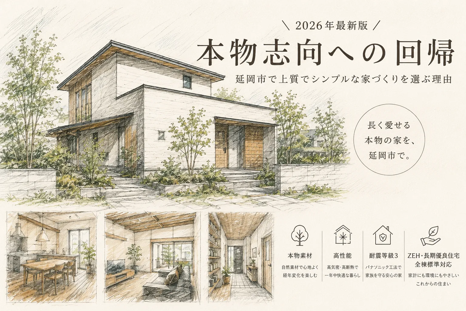 【2026年のトレンド】本物志向への回帰｜延岡市で上質でシンプルな家づくりを選ぶ理由