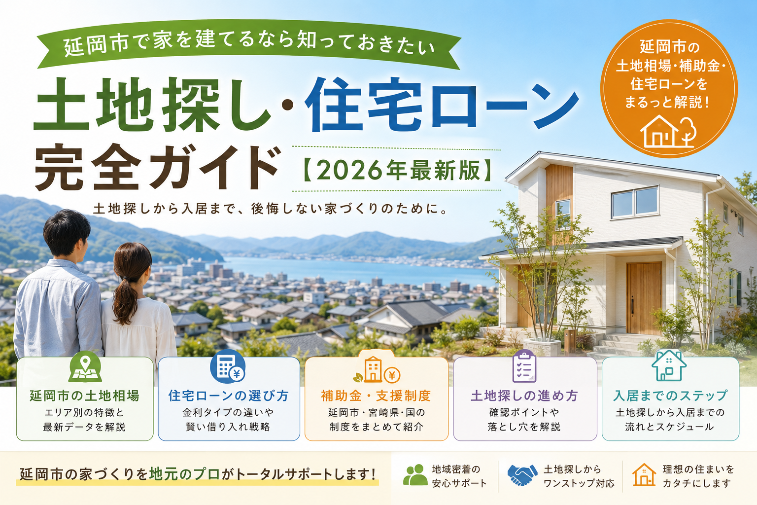 延岡市で家を建てるなら知っておきたい「土地探し・住宅ローン」完全ガイド【2026年最新版】