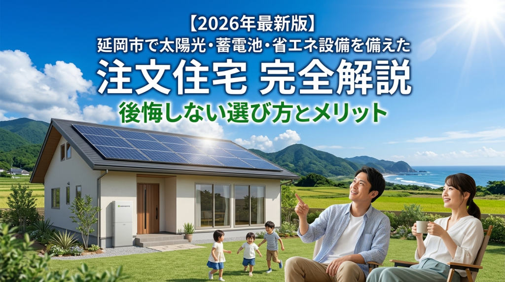 【2026年最新版】延岡市で太陽光・蓄電池・省エネ設備を備えた注文住宅完全解説｜後悔しない選び方とメリット