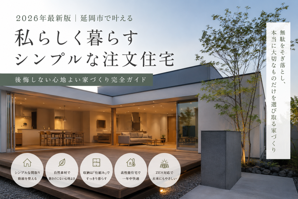 延岡市で叶える「私らしく暮らす」シンプルな注文住宅｜後悔しない心地よい家づくり完全ガイド