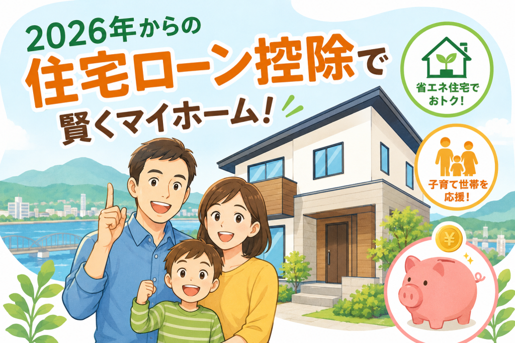 【2026年最新版】住宅ローン控除でマイホームの資金計画に後悔しない！延岡市で叶える家づくり完全ガイド