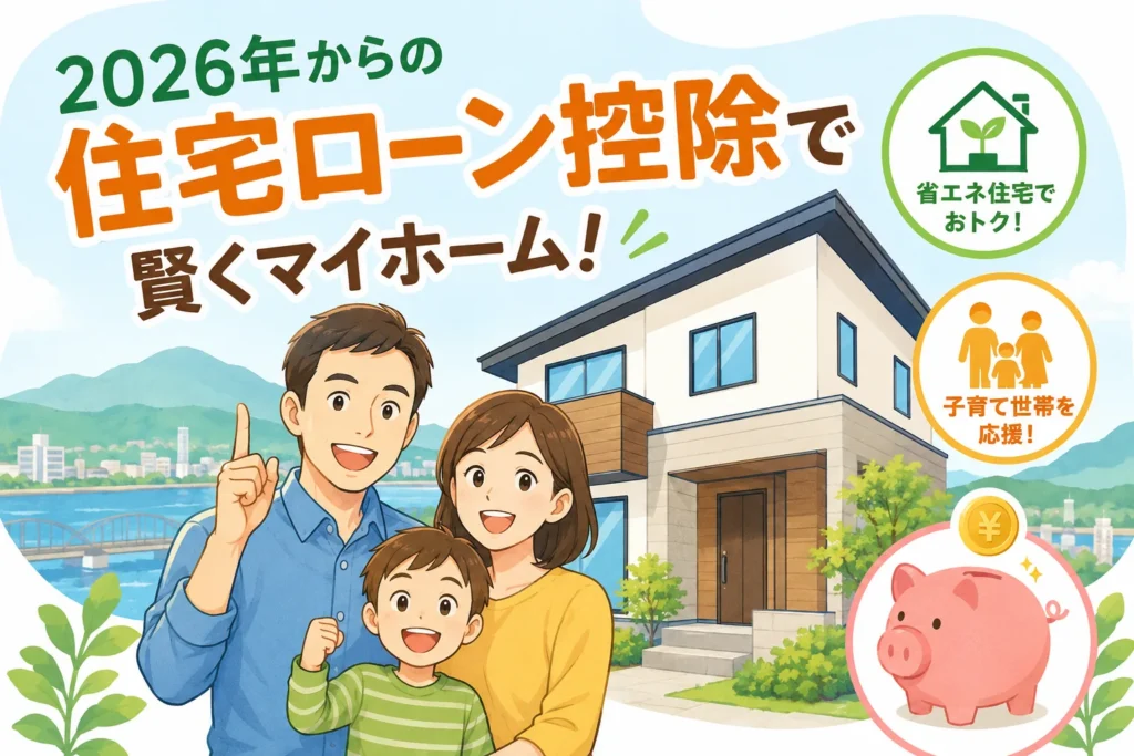 【2026年最新版】住宅ローン控除でマイホームの資金計画に後悔しない！延岡市で叶える家づくり完全ガイド