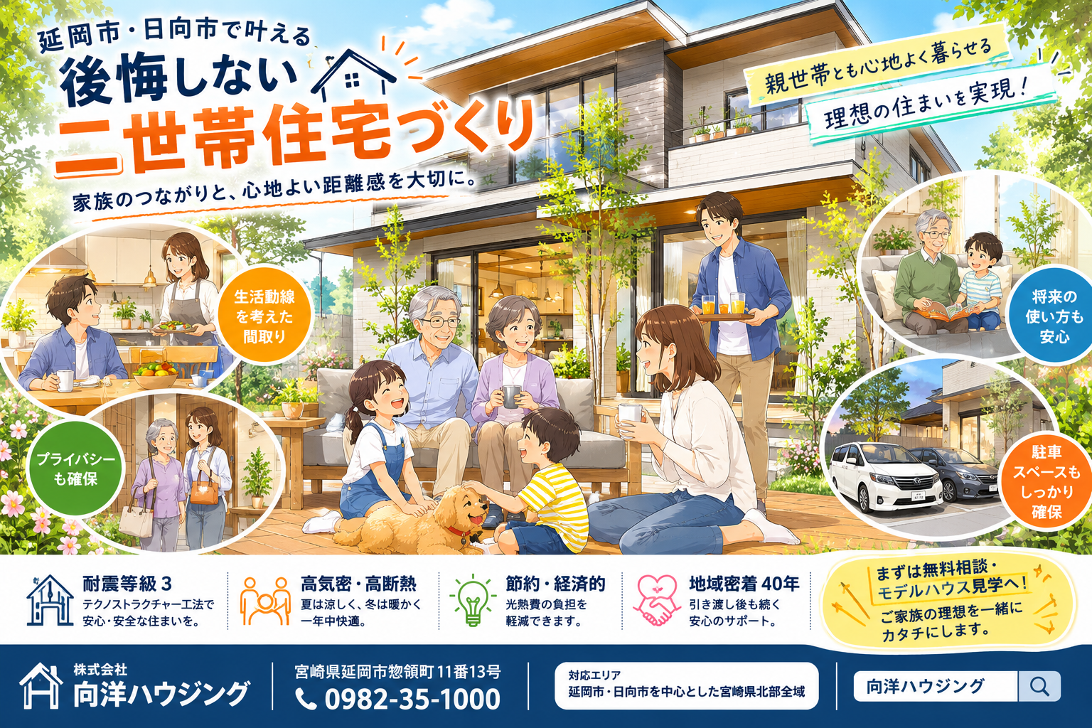 親と同居することになったけれど、どんな間取りにすればいいのだろう