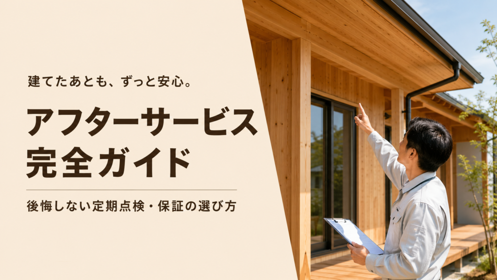 【2026年最新版】延岡市で「建てた後も安心」の注文住宅｜後悔しないアフターサービス・定期点検の選び方完全ガイド