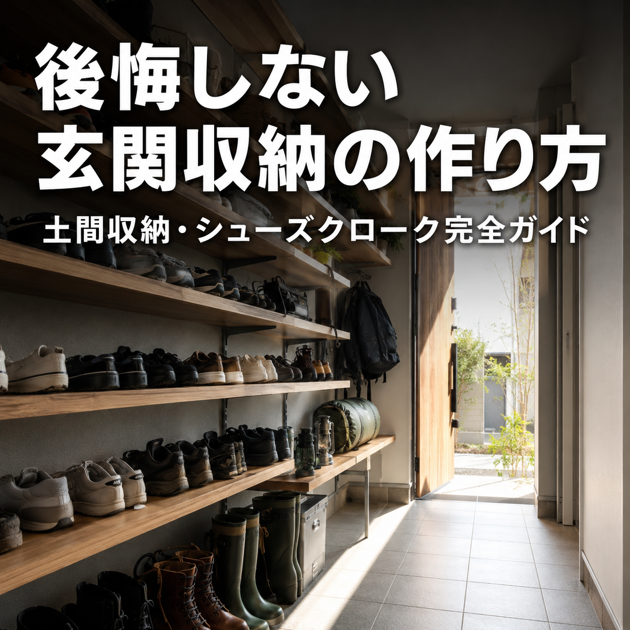 【2026年最新版】延岡市で叶える玄関収納の作り方完全ガイド｜後悔しない土間収納・シューズクロークの計画術