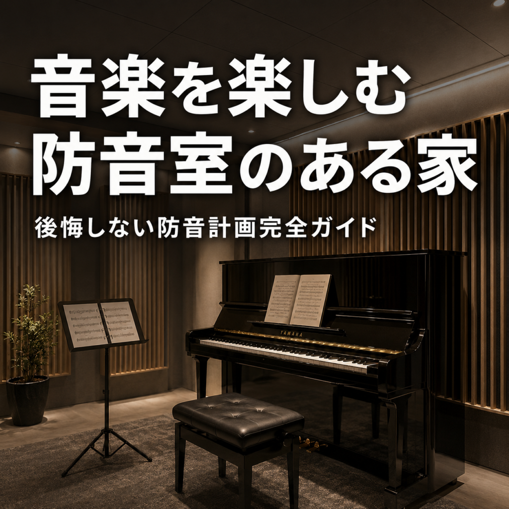 【2026年最新版】延岡市で叶える防音室のある家完全ガイド｜後悔しない音楽を楽しむ防音計画