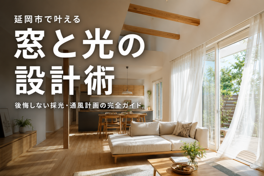 【2026年最新版】延岡市で叶える「窓と光の設計術」完全ガイド｜後悔しない採光・通風計画の家づくり