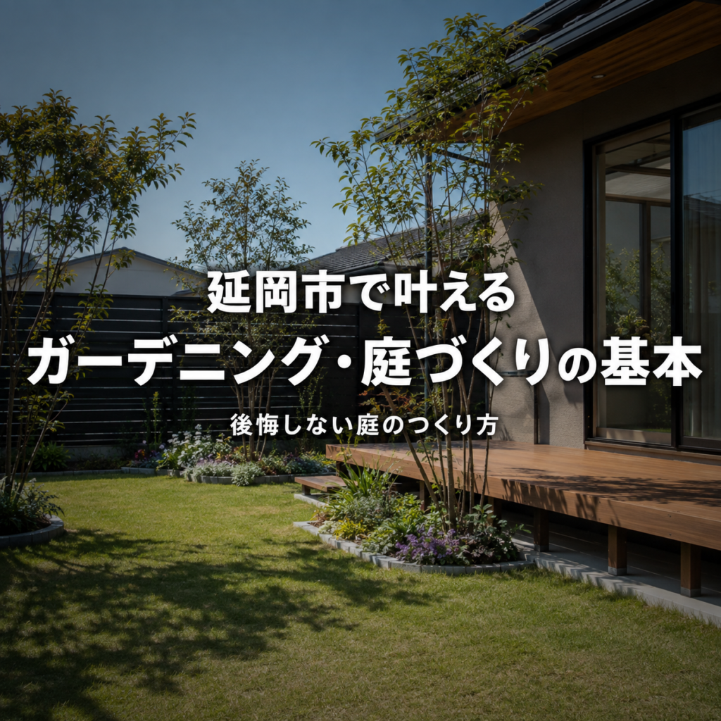 【2026年最新版】延岡市で叶えるガーデニング・庭づくりの基本｜後悔しない庭のつくり方