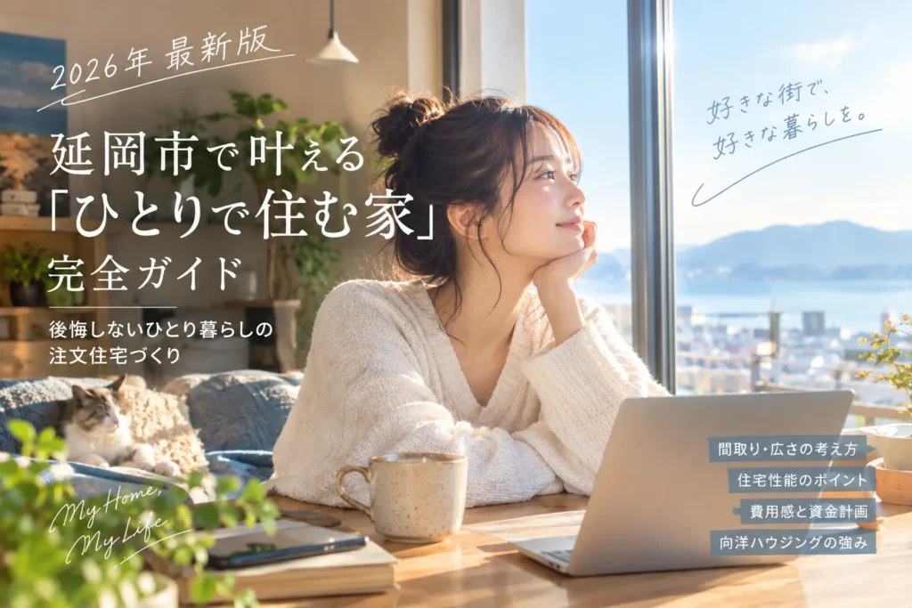 【2026年最新版】延岡市で叶える「ひとりで住む家」完全ガイド｜後悔しないひとり暮らしの注文住宅づくり