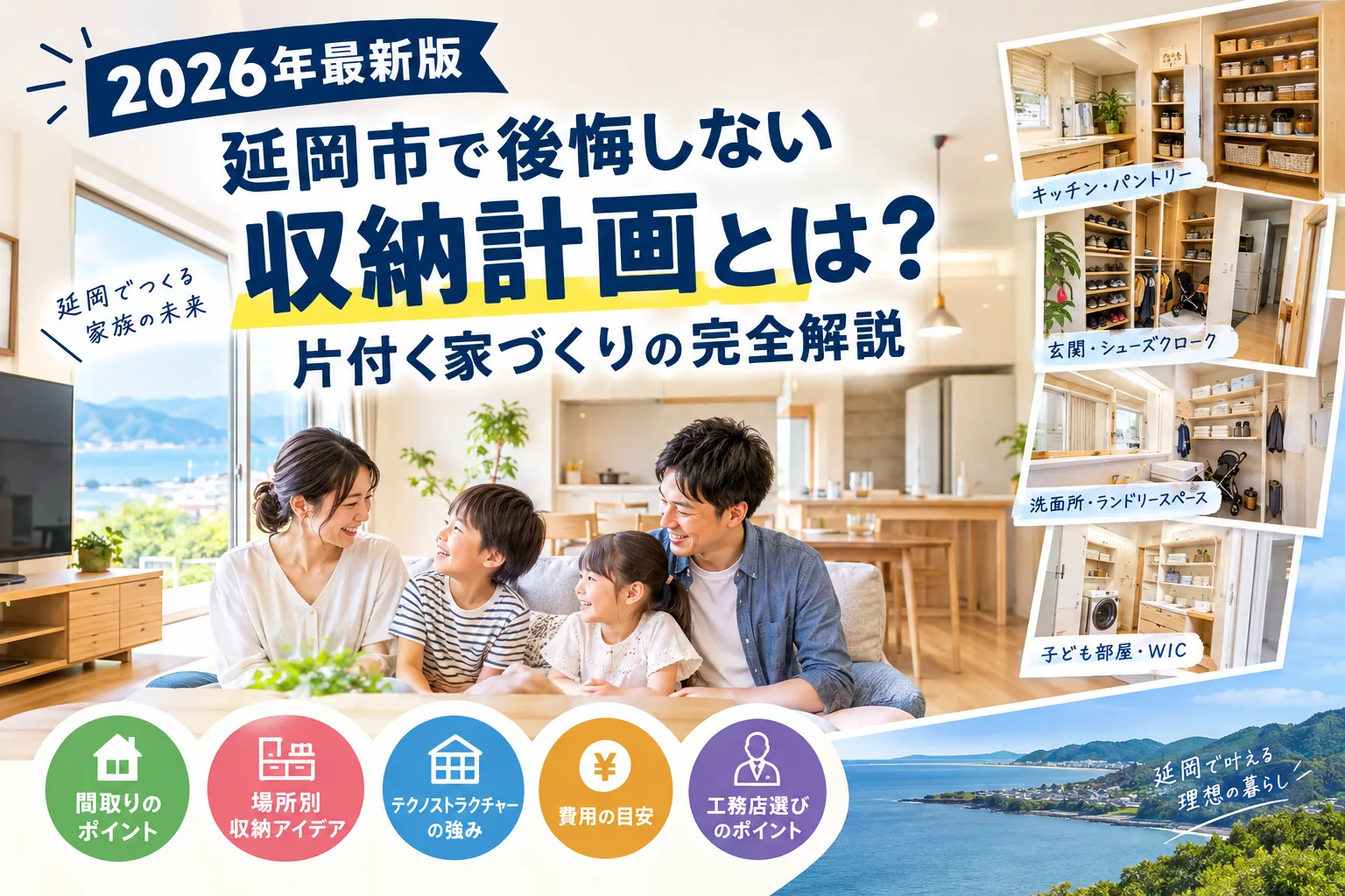 【2026年最新版】延岡市で後悔しない収納計画とは？片付く家づくりの完全解説
