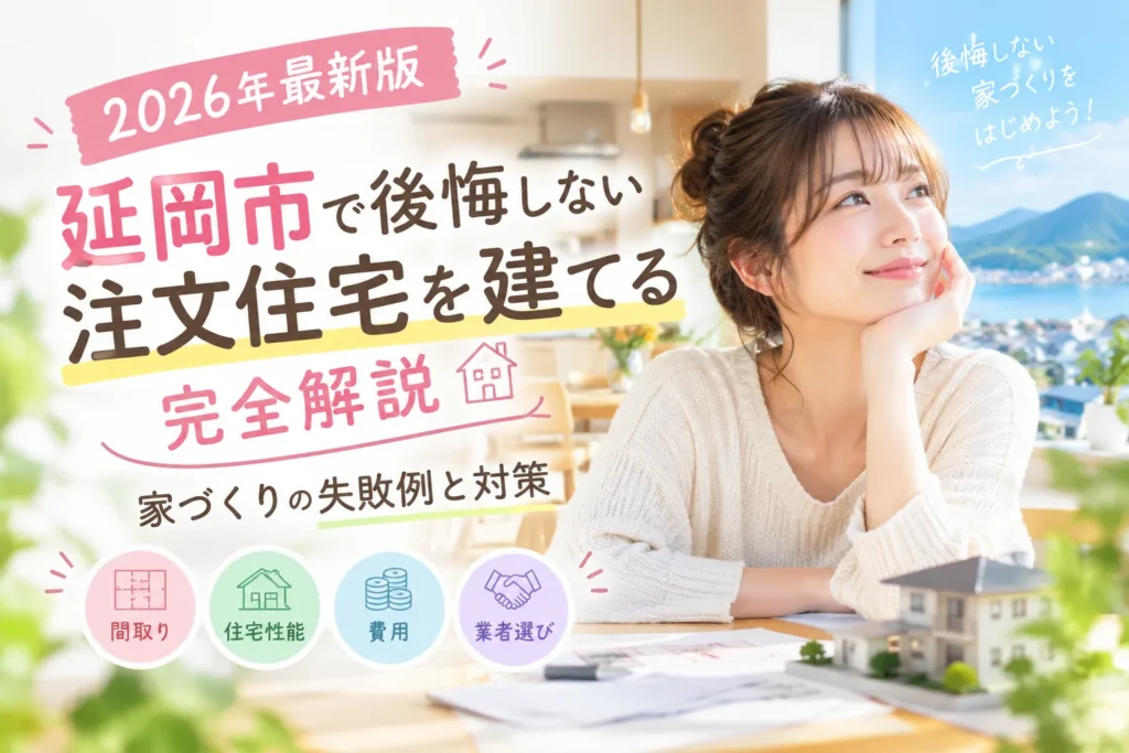 【2026年最新版】延岡市で後悔しない注文住宅を建てる完全解説｜家づくりの失敗例と対策
