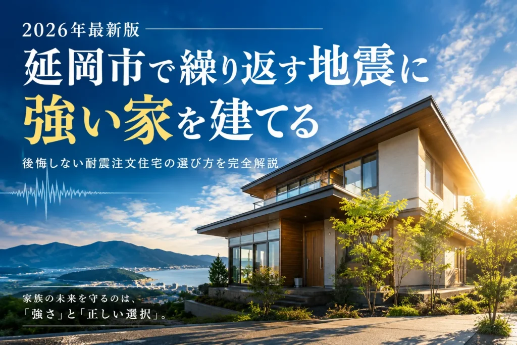 【2026年最新版】延岡市で繰り返す地震に強い家を建てる｜後悔しない耐震注文住宅の選び方を完全解説