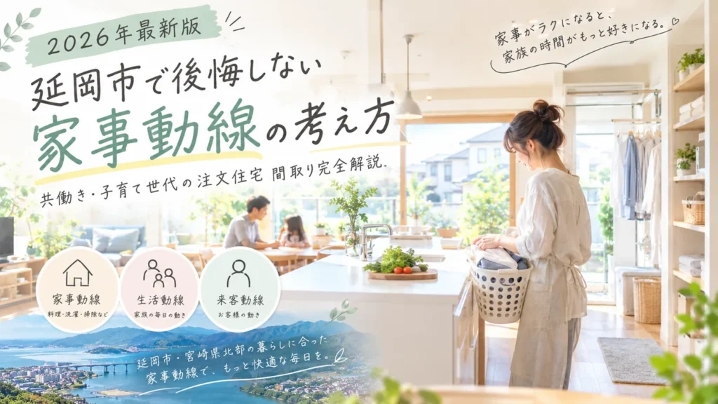 【完全ガイド】延岡市の注文住宅 間取り・設計｜後悔しない動線・収納・平屋