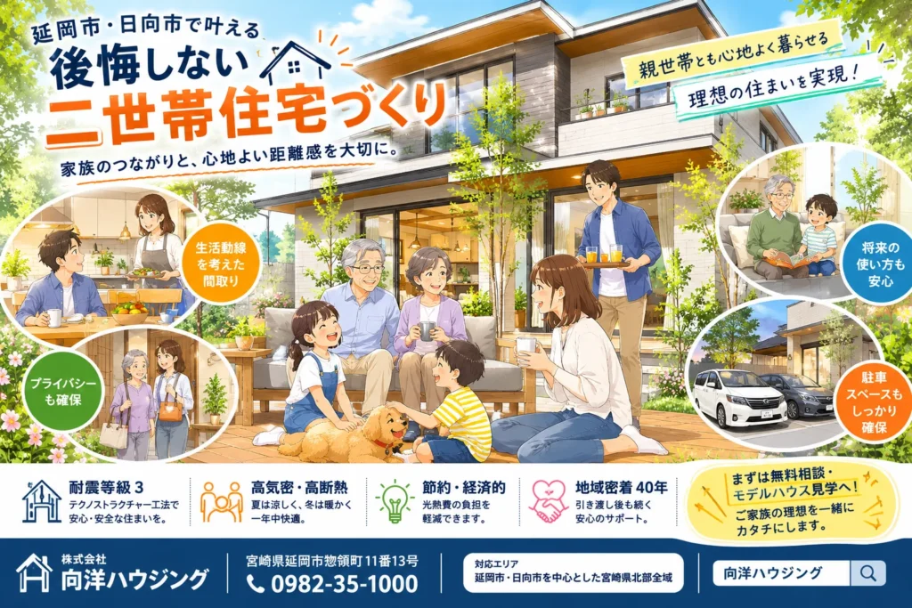 親と同居することになったけれど、どんな間取りにすればいいのだろう