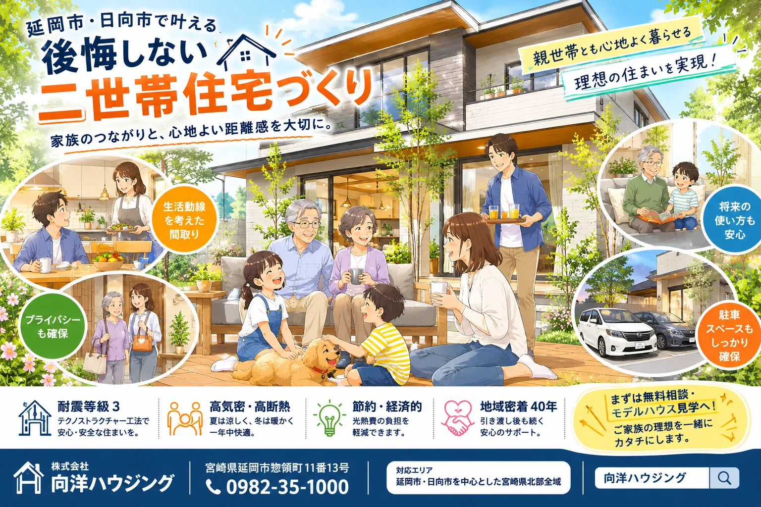 親と同居することになったけれど、どんな間取りにすればいいのだろう